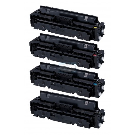 FG Encre Pack de 4 Toners Compatibles pour CANON CRG046H