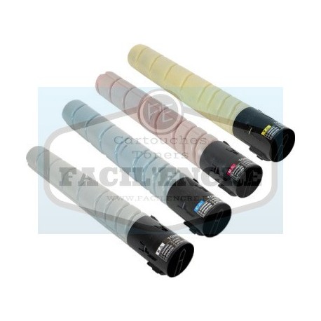 FG Encre Pack de 4 toners compatible pour KONICA MINOLTA BIZHUB C258 / C308 / C368