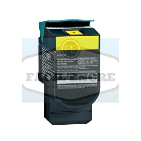 FG Encre Toner Jaune Remanufacturé pour Lexmark XC2130 / XC2132 / C2132 - 24B6010 3000 Pages