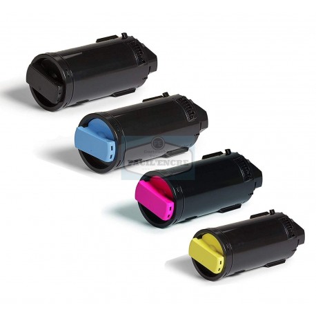 Lot de 4 Toners compatible pour XEROX VERSALINK C500 /C505 Hautes