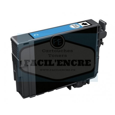 FG Encre Cartouche Compatible Epson 502 / 502XL Cyan Workforce WF2860DWF WF2865DWF Expression Home XP5100 XP5105 XP5115