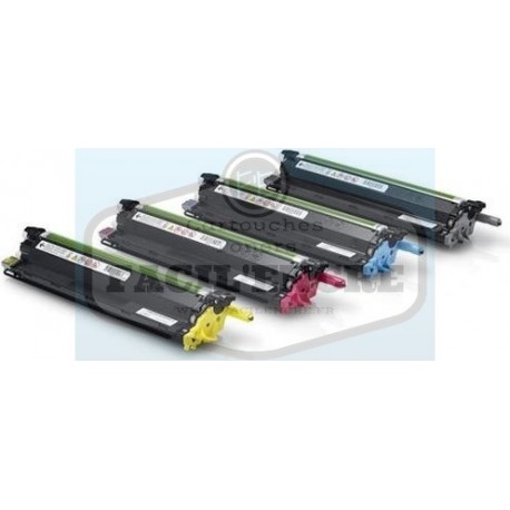 FG ENCRE Lot de 4 Tambours compatible DELL C2660DN / C2665DNF / C3760 / C3760N / C3760dn / C3765DNF - 4x60000 Pages