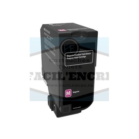 FG ENCRE Remplace Toner LEXMARK CS421 / CS521 / CS622 / CX421 / CX522 / CX622 Magenta 1400 pages