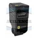 FG ENCRE Remplace Toner LEXMARK CS421 / CS521 / CS622 / CX421 / CX522 / CX622 Jaune 1400 pages