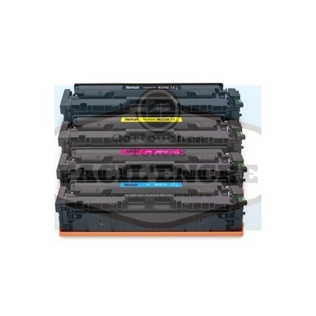 Lot de 4 toners pour HP W2210X / W2211X / W2212X / W2213X