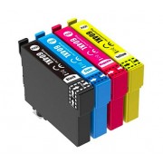 FGE Pack de 4 cartouches compatible pour Epson 604 XL