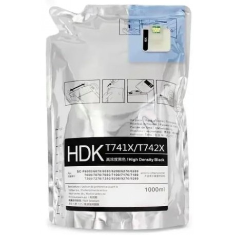 FG ENCRE Cartouche d’encre de Sublimation Noir Compatible avec les imprimantes Epson T7411