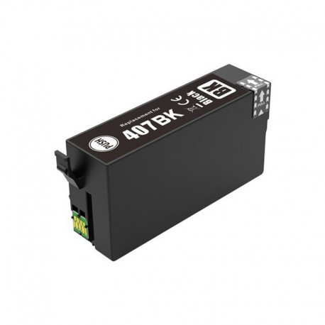 FG ENCRE Cartouche d’encre Noir Compatible avec les imprimantes Epson 407 pour Workforce Pro WF-4745 DTWF