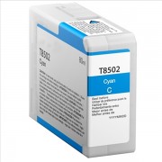 FG ENCRE Cartouche d’encre Cyan Compatible avec les imprimantes Epson T8502 pour SC P800 / SureColor P800