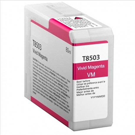 FG ENCRE Cartouche d’encre Magenta Compatible avec les imprimantes Epson T8503 pour SC P800, SureColor P800
