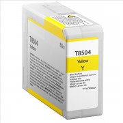 FG ENCRE Cartouche d’encre Jaune Compatible avec les imprimantes Epson T8504 pour SC P800 / SureColor P800
