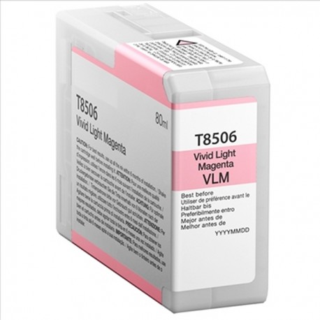 FG ENCRE Cartouche d’encre Photo Noir Compatible avec les imprimantes Epson T8501 pour SC P800, SureColor P800