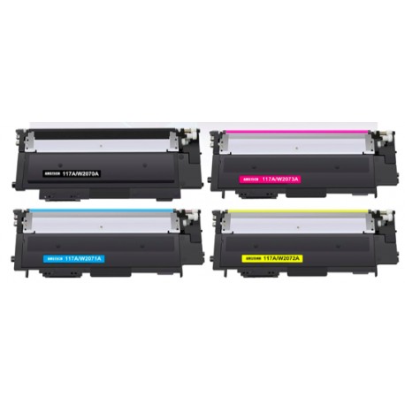 FG ENCRE Toner Noir Compatible pour HP W2070A / 117A pour Color Laser MFP 179fnw 178nw 178nwg 179fwg 150a 150w 150nw