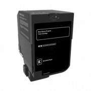 FG ENCRE Toner Noir Compatible pour Lexmark CX725 CX725DE CX725DHE CX725DTHE CS720 CS720DE CS720DTE CS725 CS725DE CS725DTE