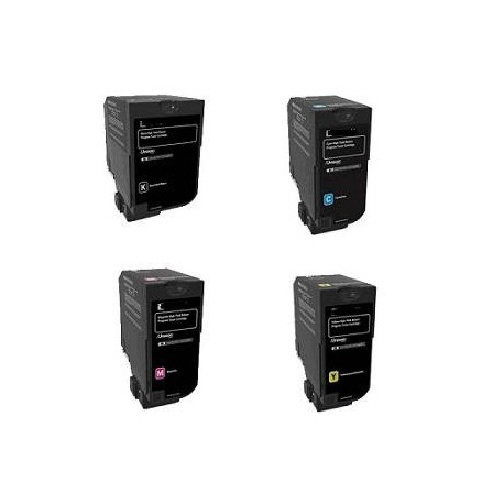 FG ENCRE Toner Noir Compatible pour Lexmark CX725 CX725DE CX725DHE CX725DTHE CS720 CS720DE CS720DTE CS725 CS725DE CS725DTE