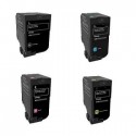FG ENCRE Lot de 4 Toners Compatible pour Lexmark CX725 CX725DE CX725DHE CX725DTHE CS720 CS720DE CS720DTE CS725 CS725DE CS725DTE