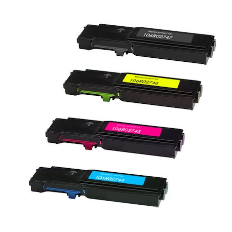 FG ENCRE Lot de 4 Toners Compatibles avec les imprimantes Xerox WorkCentre 6655