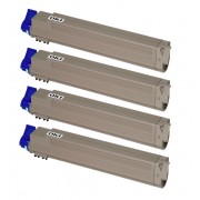 FG ENCRE Toner Noir Compatible avec les imprimantes OKI C9655 C9655DN C9655HDN C9655HDTN C9655N