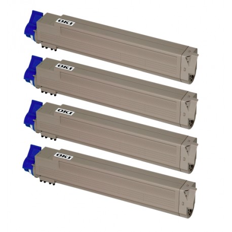 FG ENCRE Toner Noir Compatible avec les imprimantes OKI C9655 C9655DN C9655HDN C9655HDTN C9655N