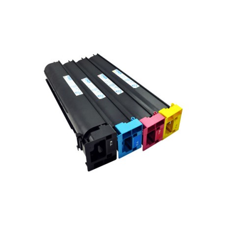 FG ENCRE Lot de 4 Toners Compatibles avec les imprimantes Konica Minolta Bizhub C654 / C754 TN711