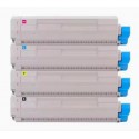 FG ENCRE Toner Compatible avec les imprimantes OKI C823 C833 C843 Noir