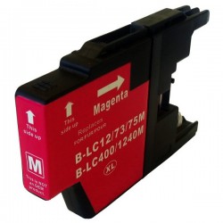 FGE Cartouche d'encre compatible pour BROTHER LC1220 / LC1240 / LC1280 Magenta