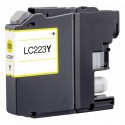 FGE Cartouche d'encre compatible pour BROTHER LC223Y Jaune