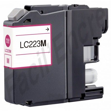 BROTHER LC225XLM Cartouche Magenta compatible